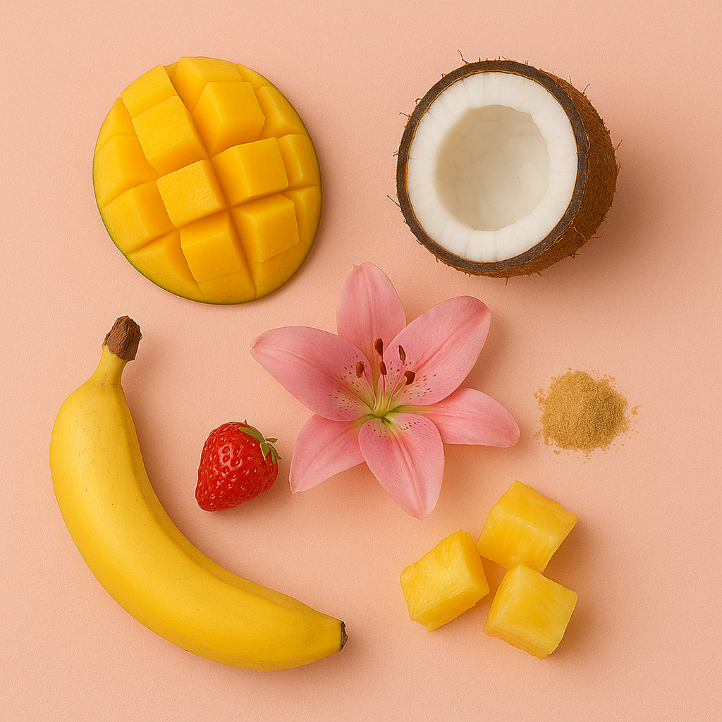Tropical Daze (Mango, Coconut, Banana Tonka Bean, Vanilla) | 4 oz Body Oil
