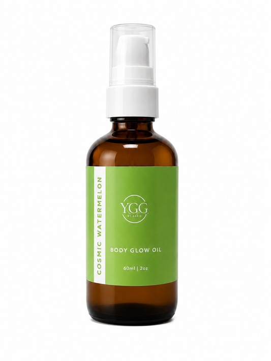 YGG Cosmic Watermelon Clouds Scented Body Glow Oil | 2 oz | Hydrating | Moisturizing