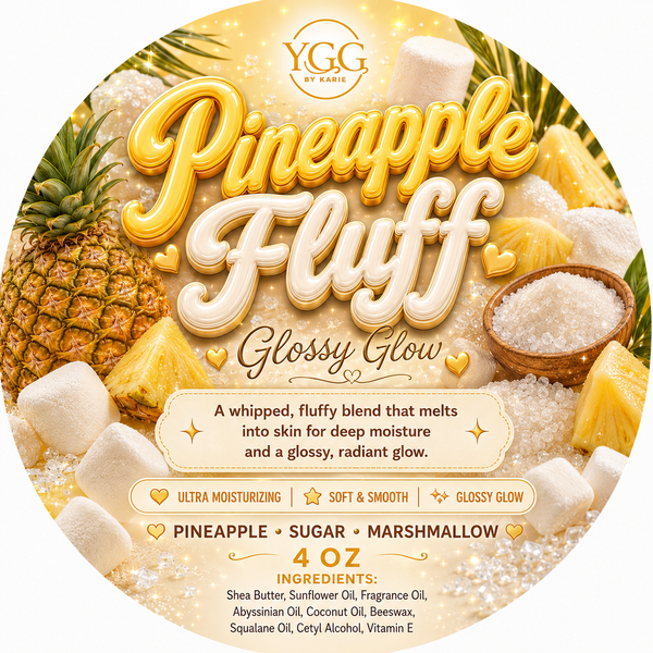 YGG Scented Body Balm 4 oz Glossy Glow | Hydrating | Highly Fragrant