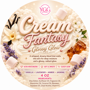 YGG Scented Body Balm 4 oz Glossy Glow | Hydrating | Highly Fragrant
