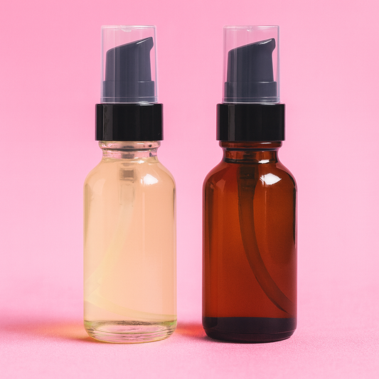 You Glow Girl 1 oz Scented Body Glow Oil | AMBER or CLEAR Glass Bottle
