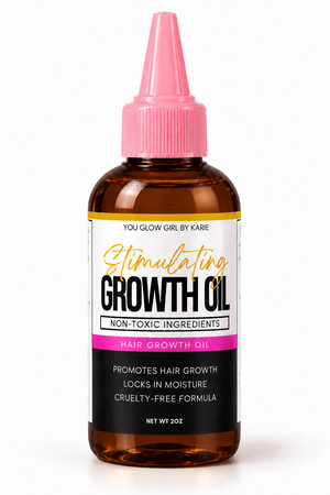 You Glow Girl Stimulating Hair Growth Oil | Stimulating Scalp Oil | 2oz | Natural | Fragrance Free