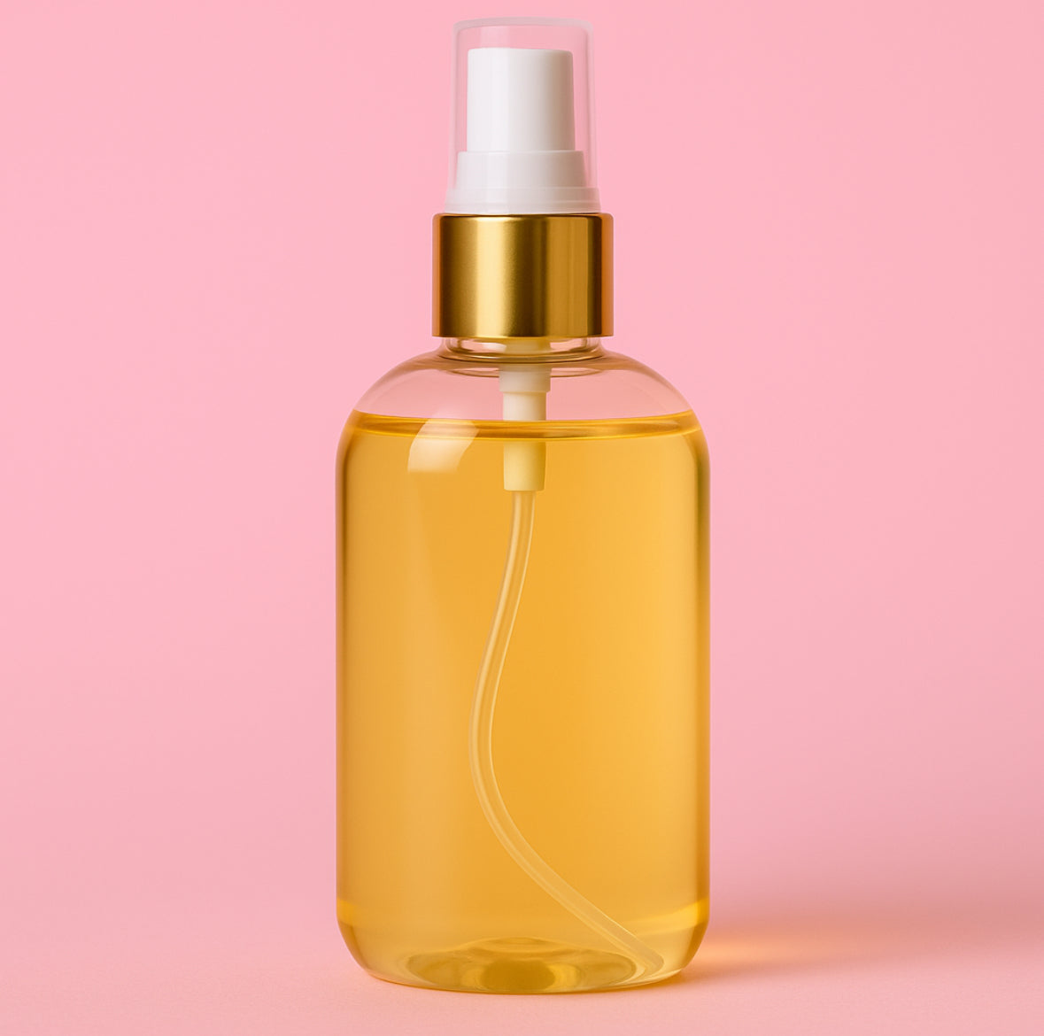 (Plastic) Full Size Body Glow Oil | 4 oz Body Oil |
